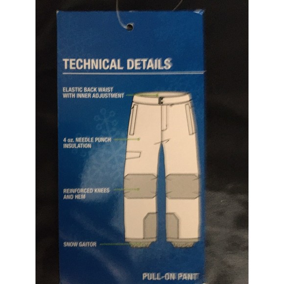 slalom 6-7 black snow pants - Picture 6 of 6